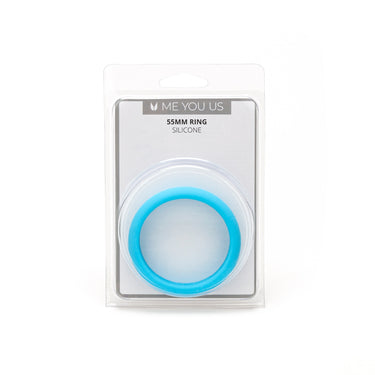 a blue ring in a package on a white background